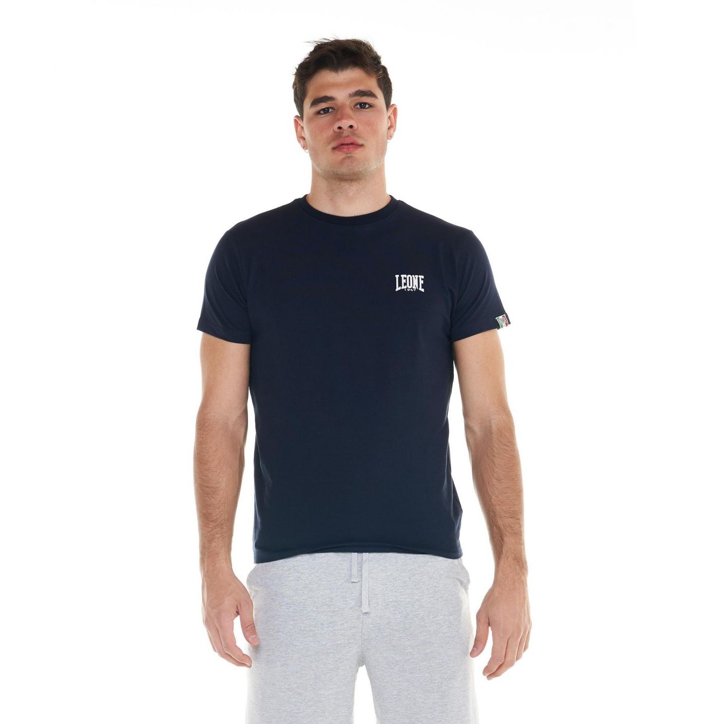 Leone T-Shirt manica corta Basic Blu Navy da Uomo