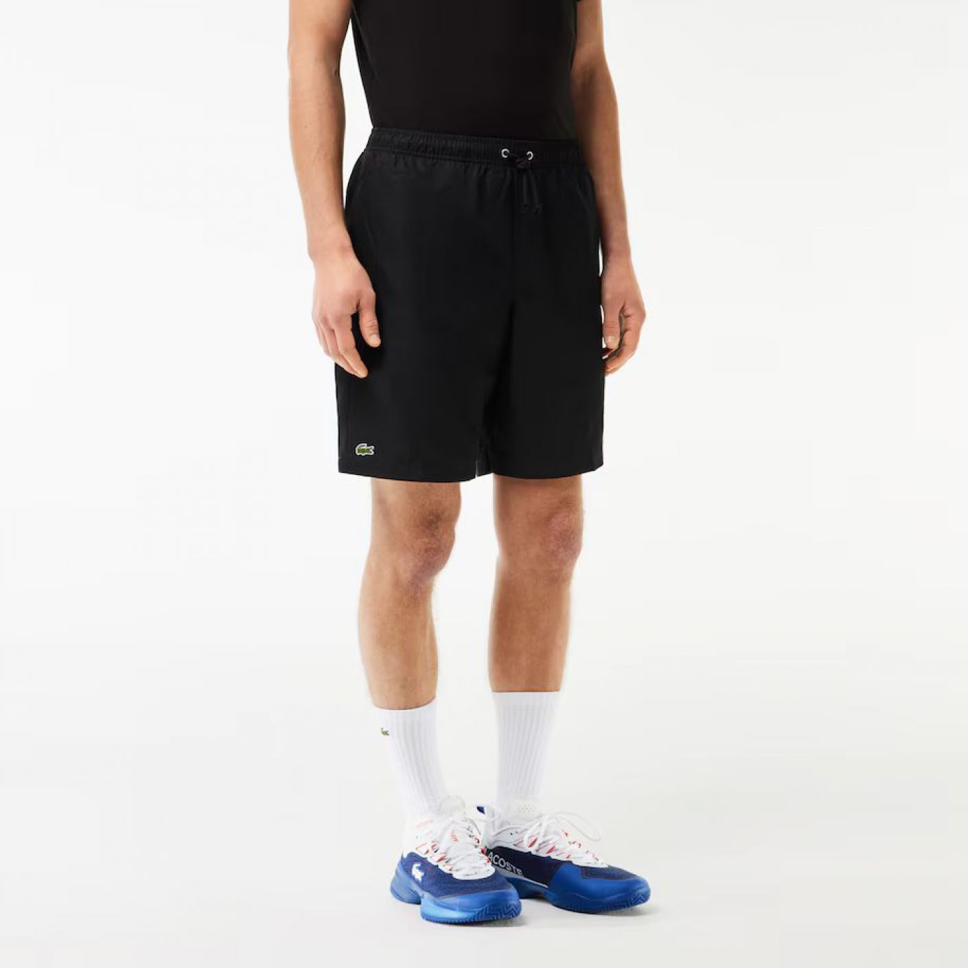 Lacoste Men's Black Taffeta Shorts