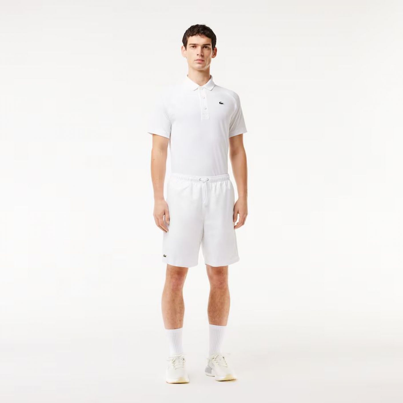 Lacoste Men's White Taffeta Shorts