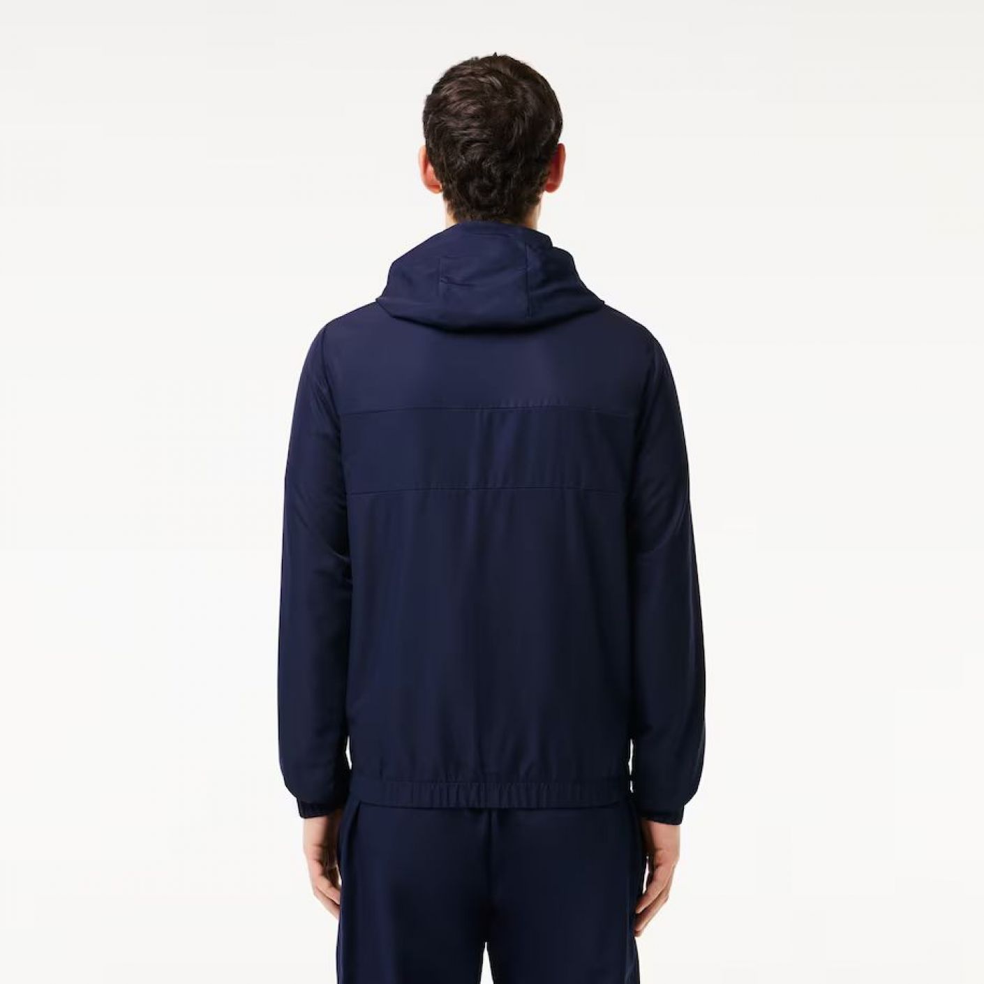 Lacoste Men's Navy Blue Zip Up Sports Jacket