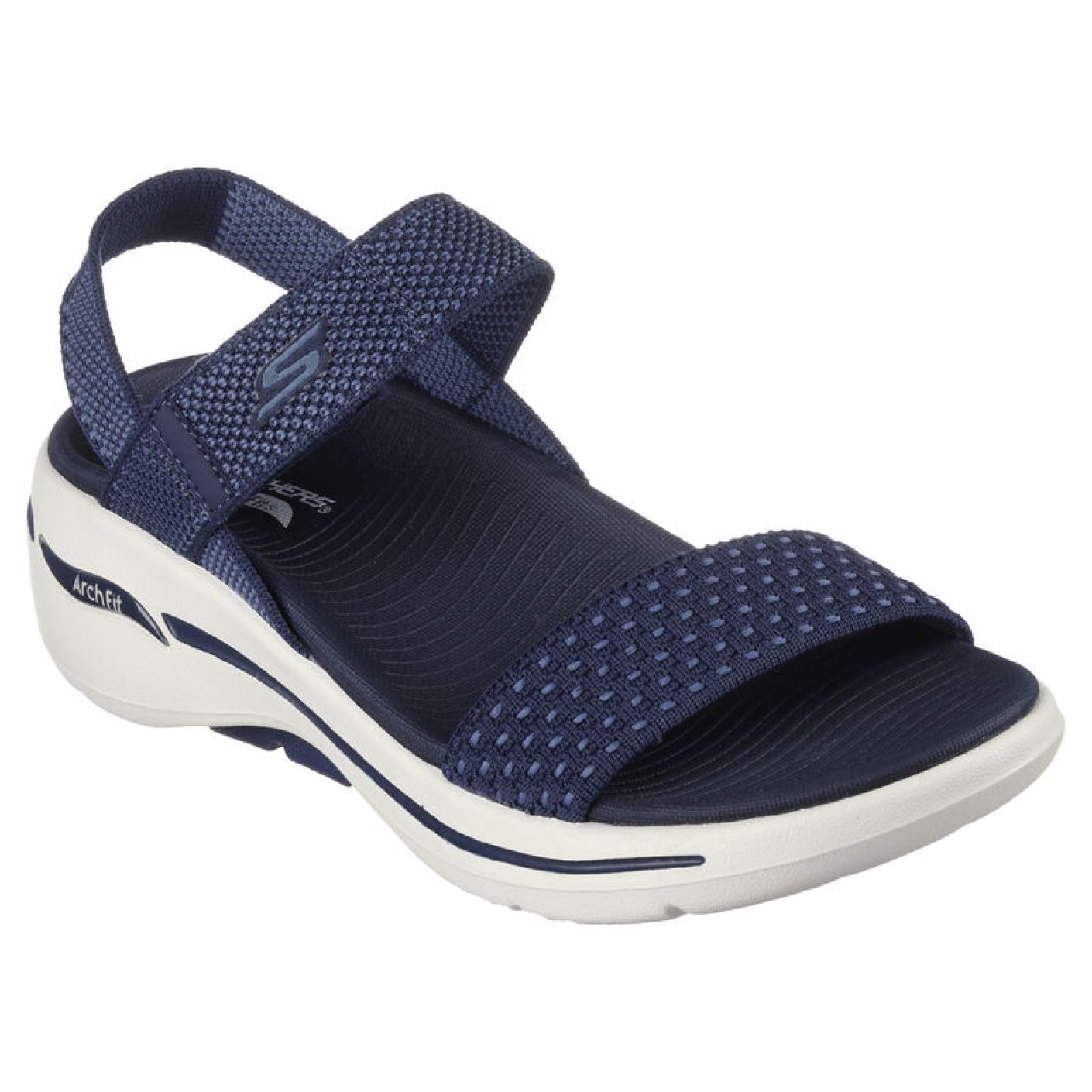 Skechers Arch Fit Go Walk Navy Blue Sandals for Women