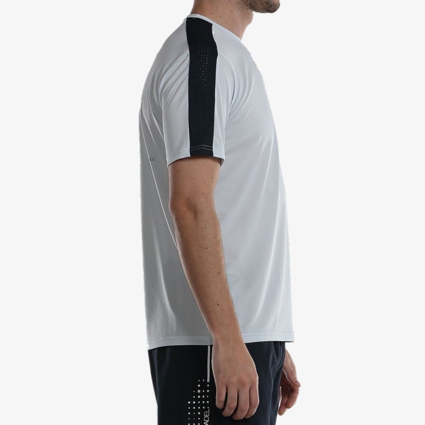 Bullpadel Herren Nacre T-Shirt Weiß/Schwarz