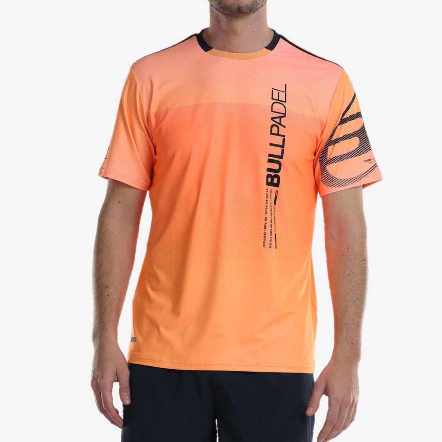 Bullpadel T-Shirt Nauru Arancio da Uomo