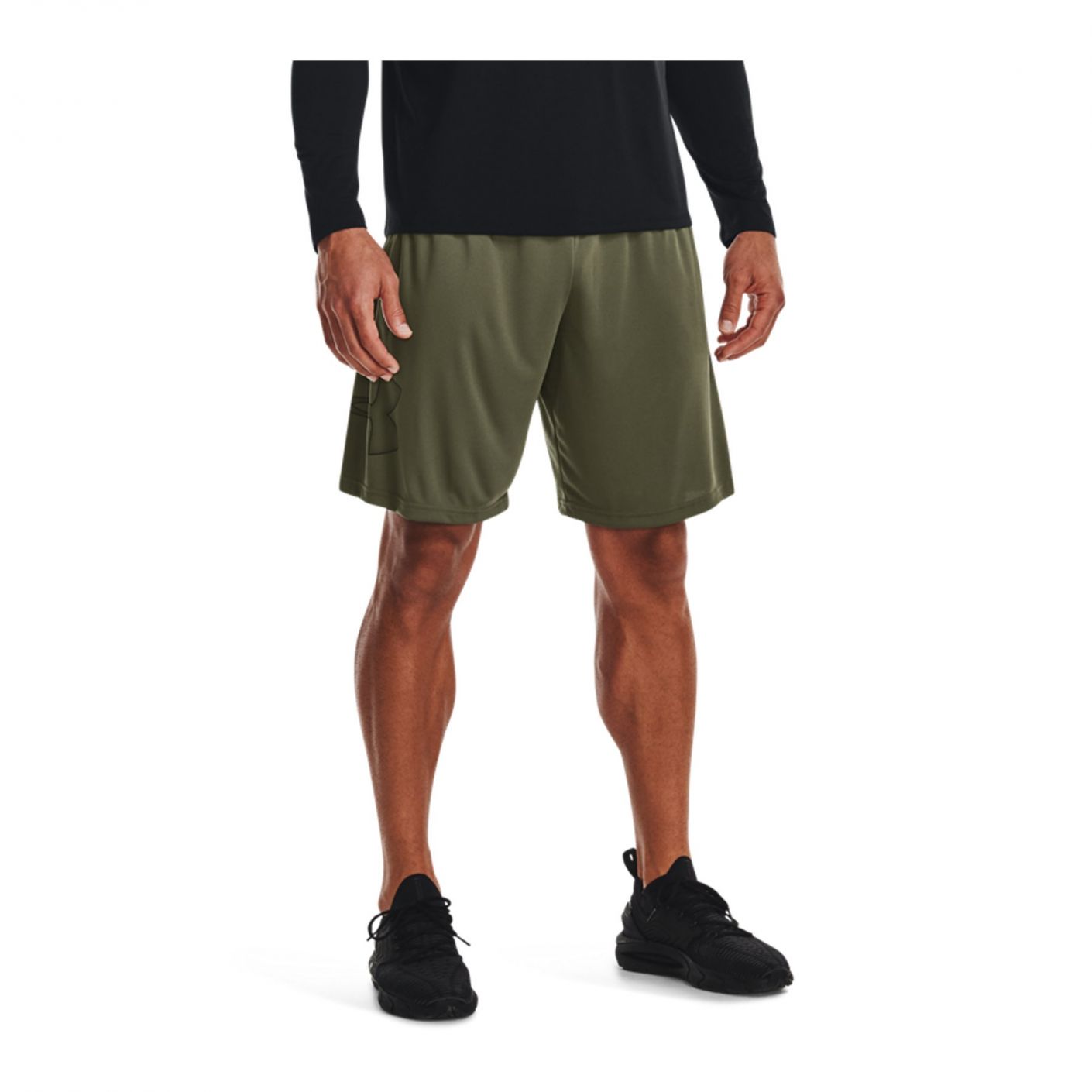 Under Armour Tech Graphic Short Verde Militare da Uomo