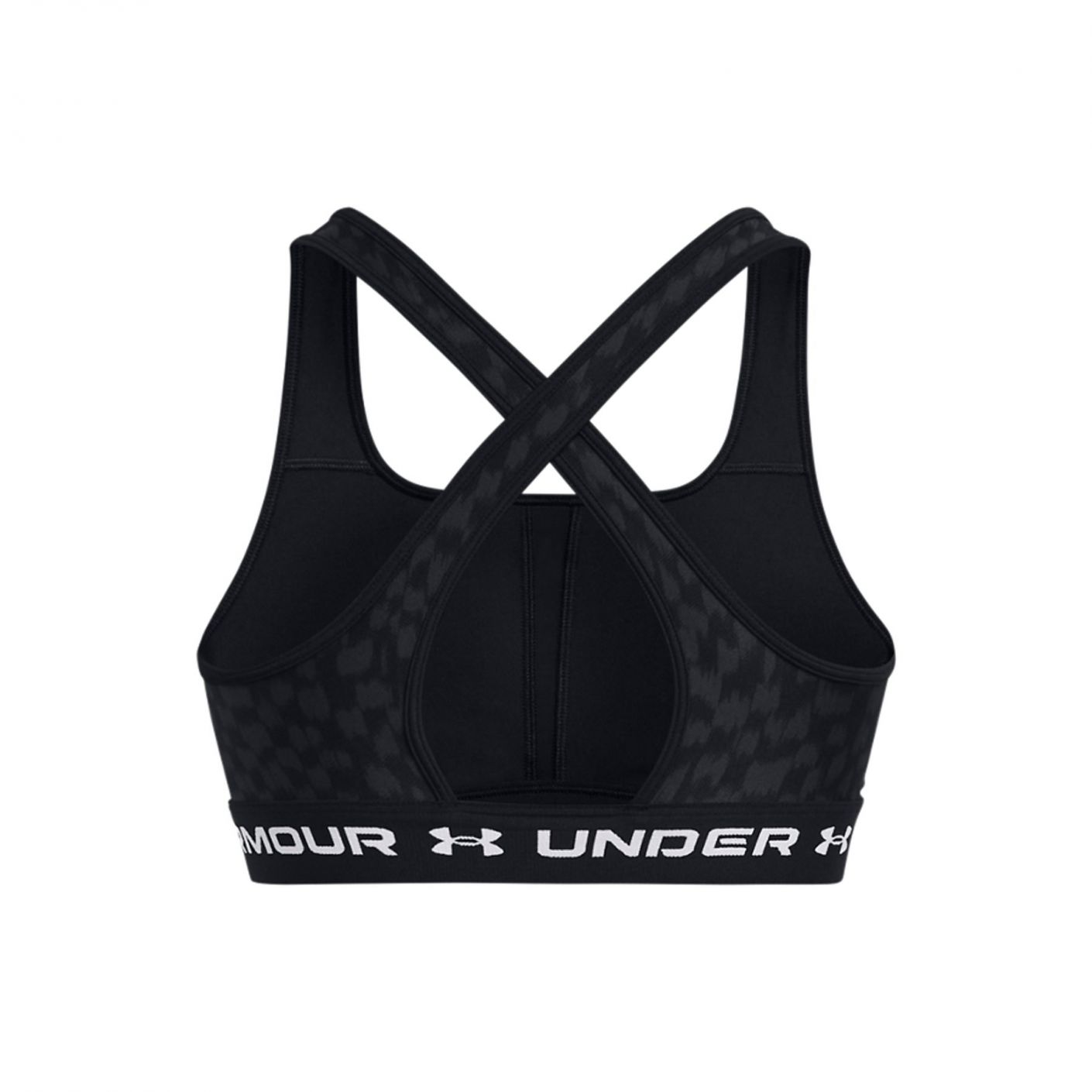 Under Armour Women's Armour Mid Crossback Printed Sports Bra