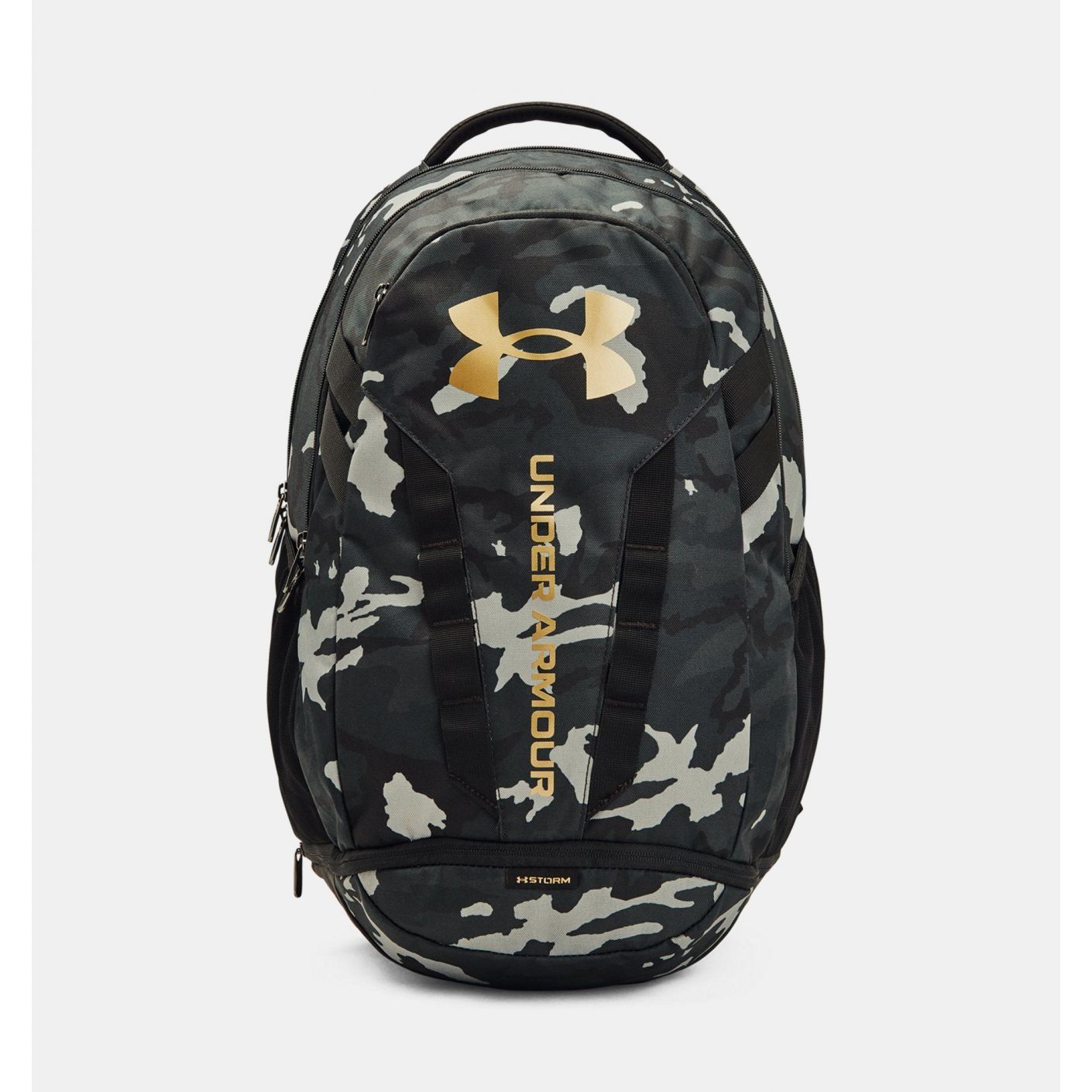 Under Armor Hustle 5.0 Backpack Black/Metallic Gold