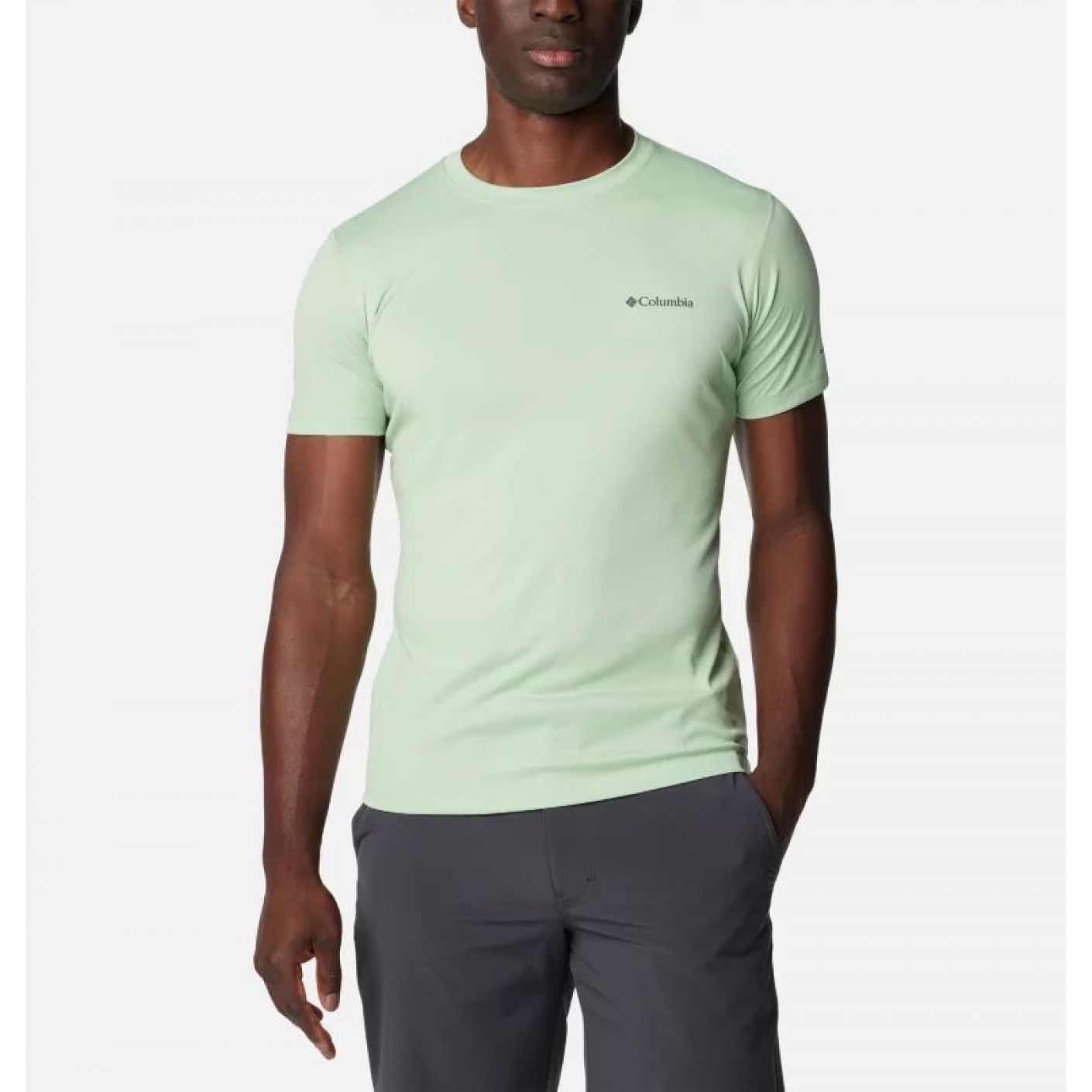 Columbia Men's Zero Rules Sage Leaf Technical T-Shirt