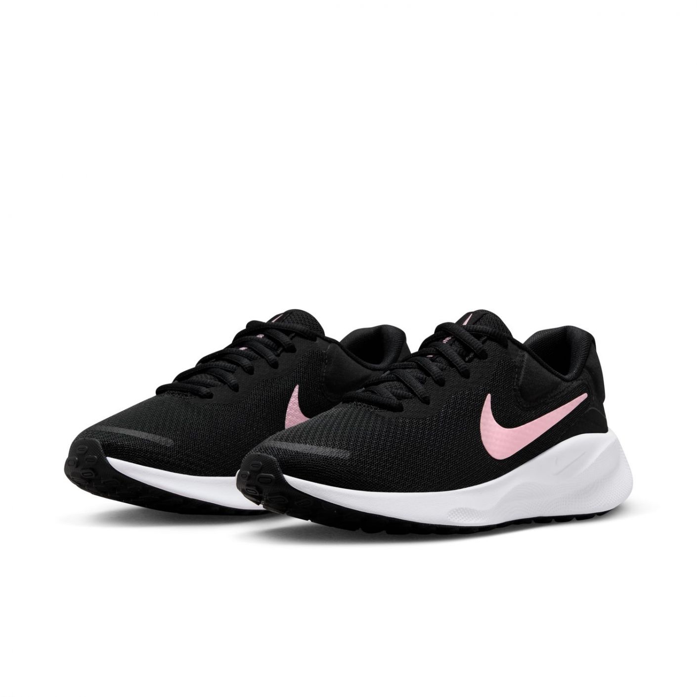 Nike Revolution 7 Black/Med Soft Pink/White da Donna