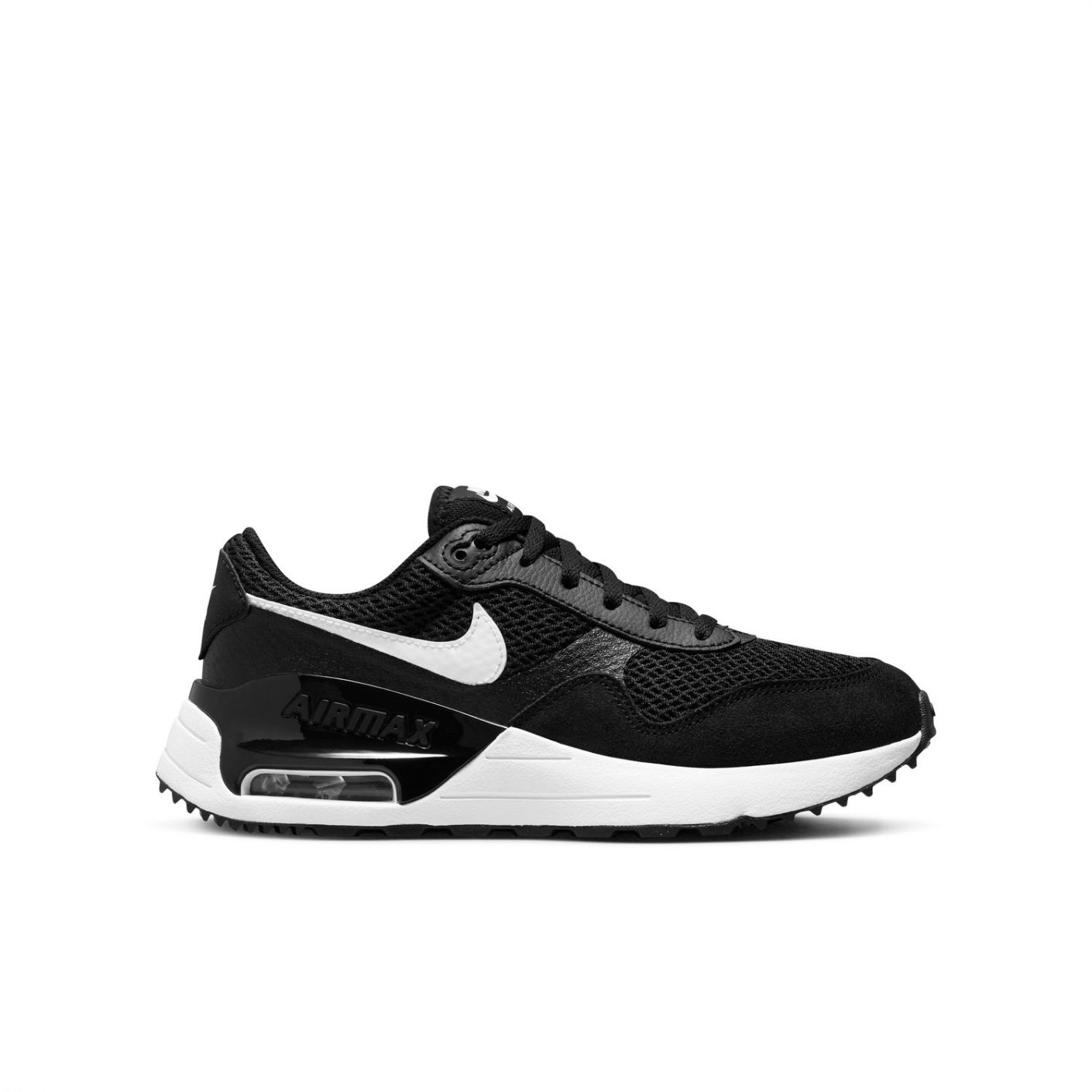 Nike Air Max Systm Black/White/Wolf Gray for Boys