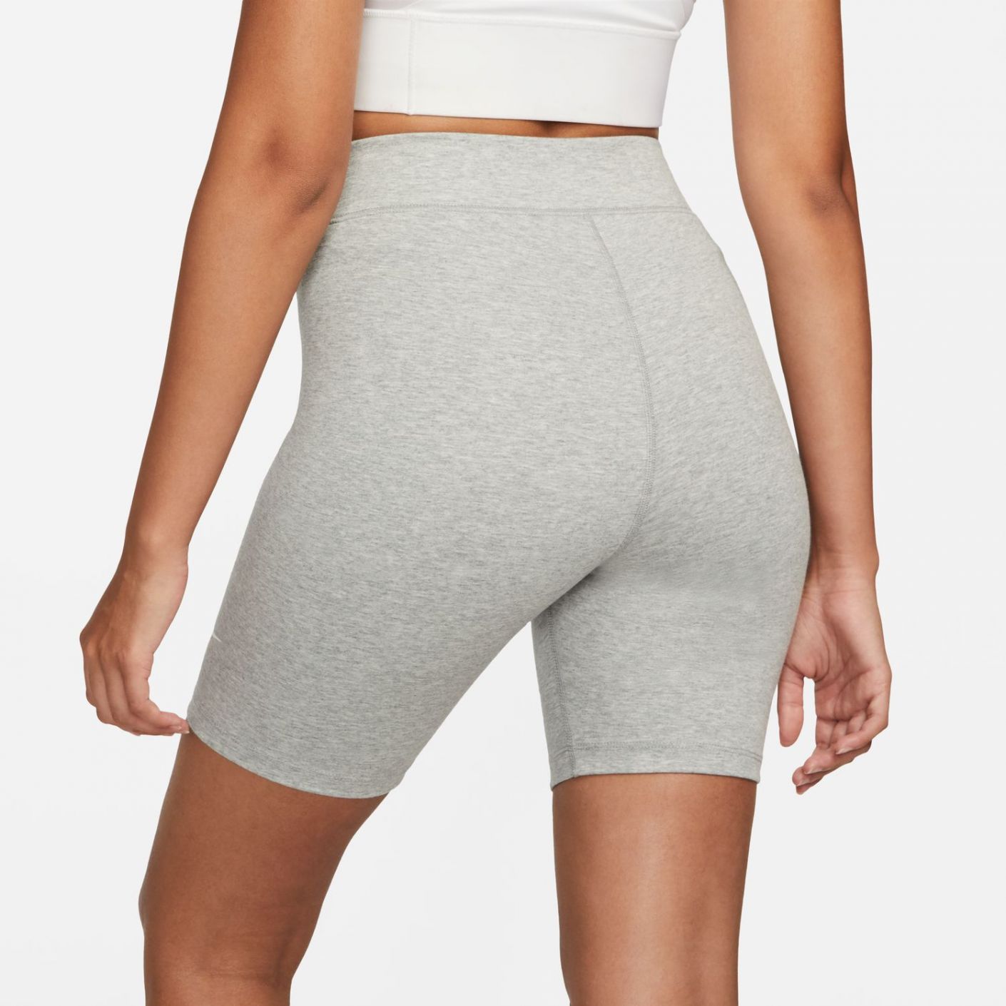 Nike Shorts Sportswear Classics Dk Grey Heather/Sail da Donna