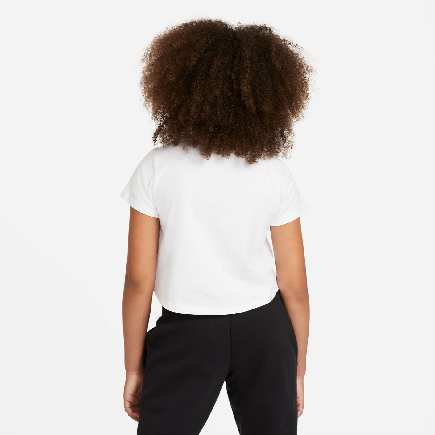 Nike T-Shirt Sportswear White/Black da Bambina
