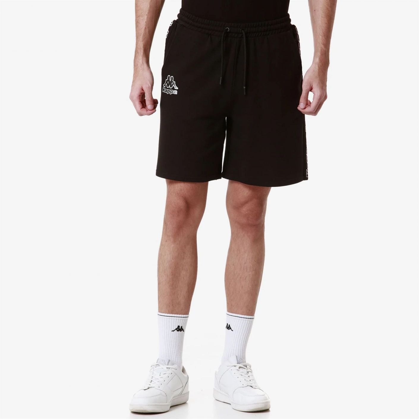 Kappa Short Logo Fulto Schwarz für Herren