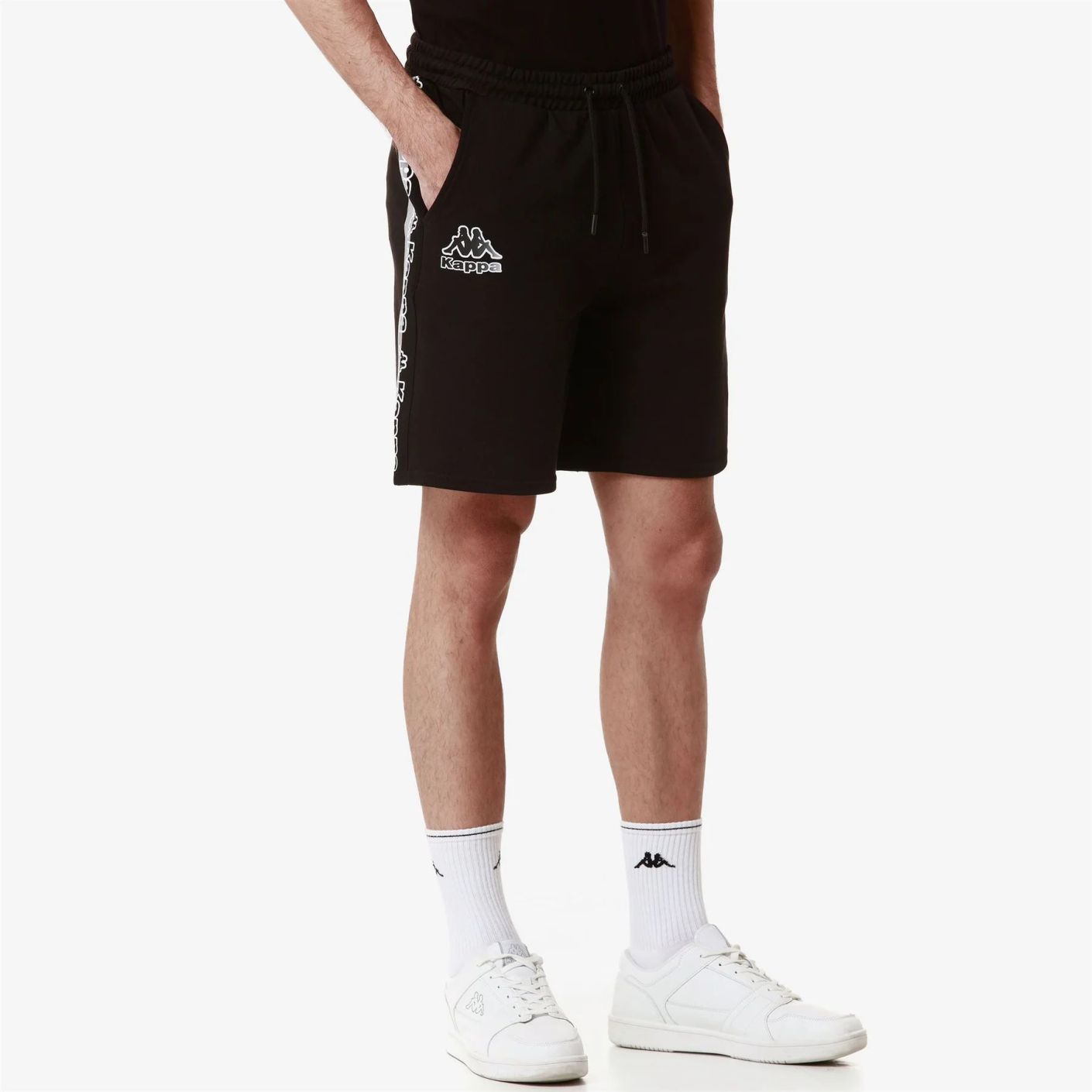 Kappa Short Logo Fulto Schwarz für Herren