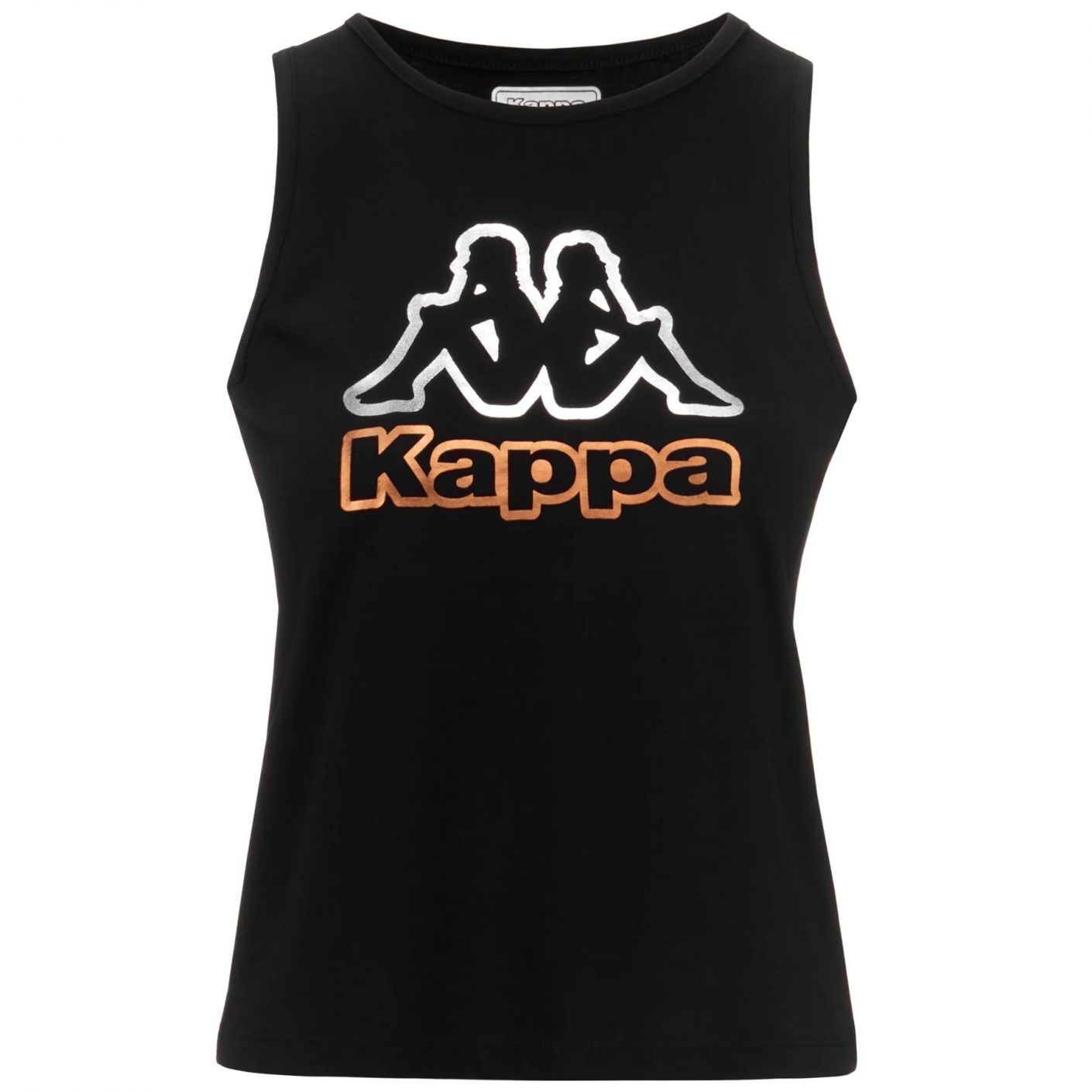 Kappa Canotta Logo Fria Black da Donna