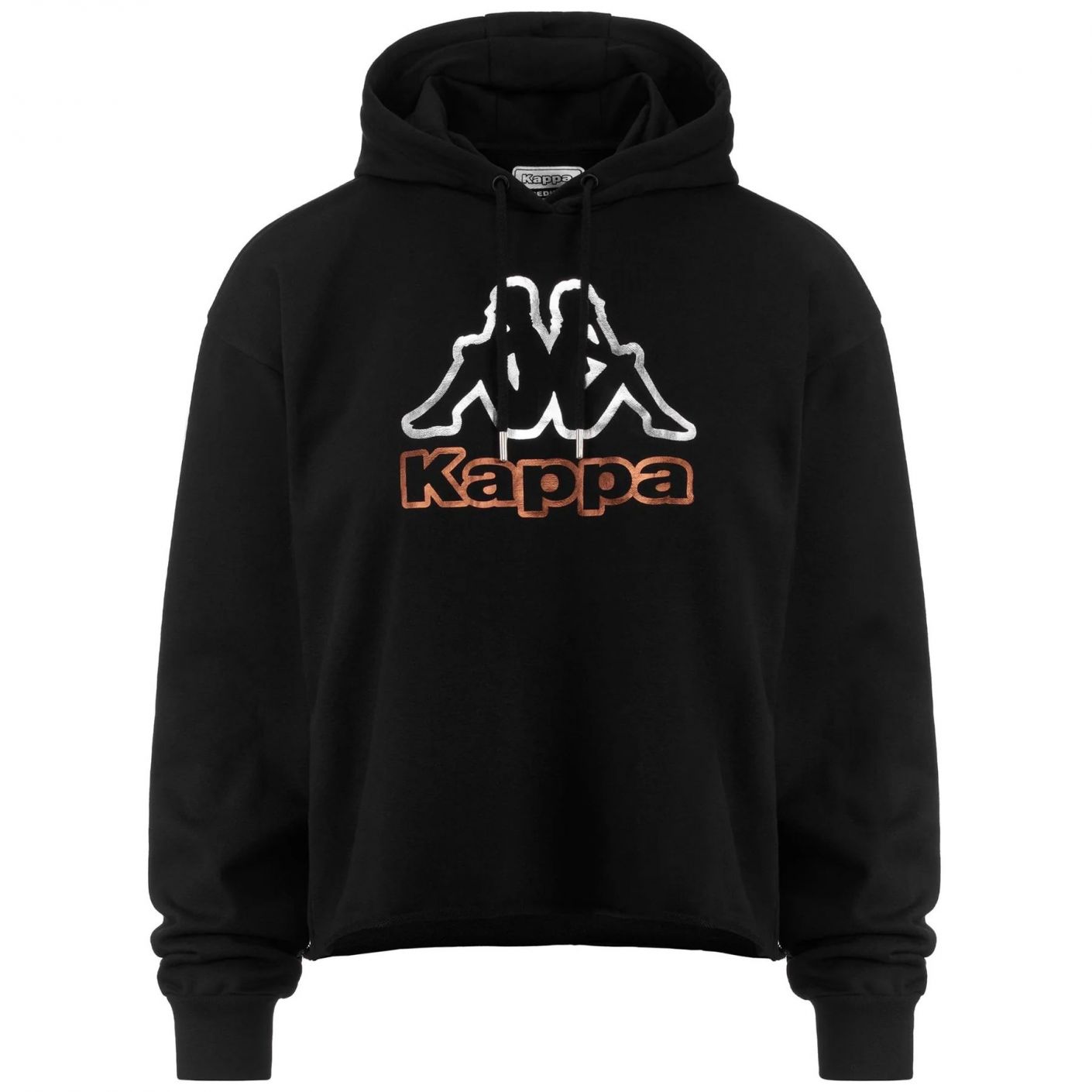 Kappa Damen Fruova Schwarzes Logo-Sweatshirt