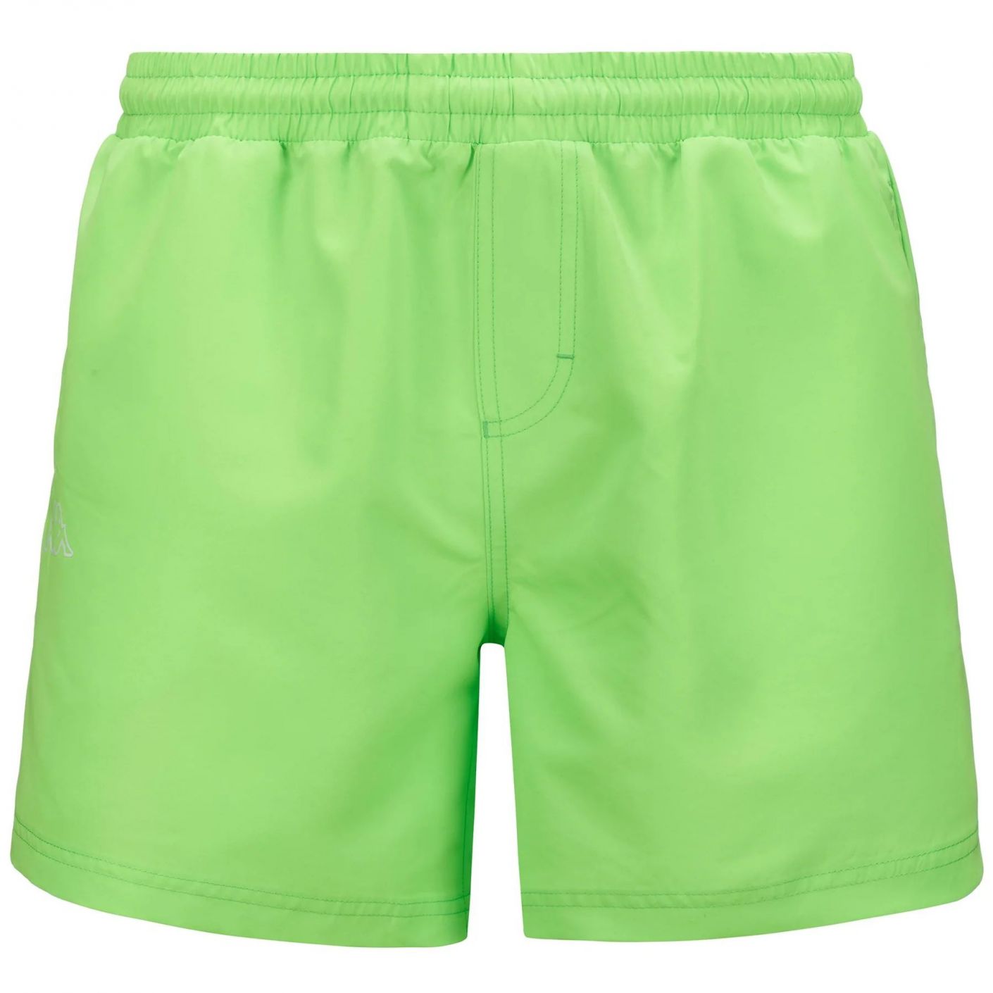Kappa Fultomi Logo Neongrüne Herren-Schwimmboxershorts