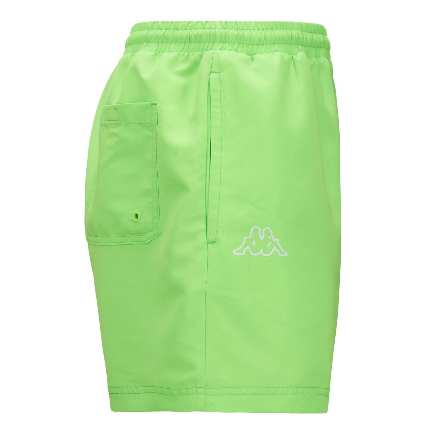 Kappa Fultomi Logo Neongrüne Herren-Schwimmboxershorts