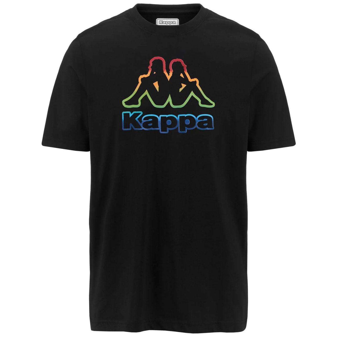 Kappa T-Shirt Logo Friodo Black da Uomo