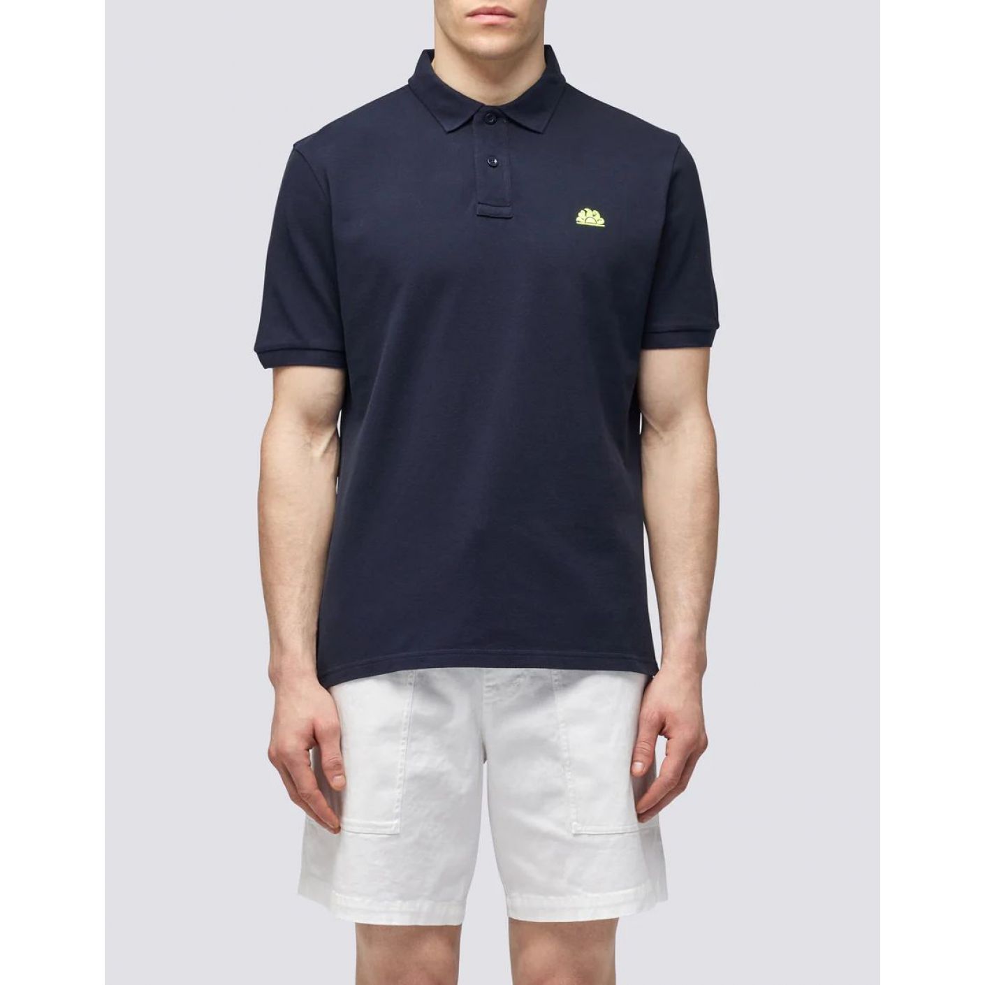 Sundek Polo Chadwick in Cotton Dark Navy for Men