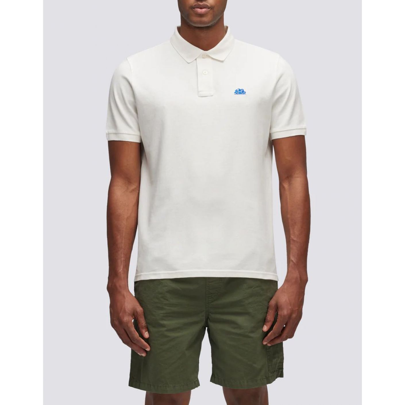 Sundek Polo Chadwick in Offwhite Cotton for Men