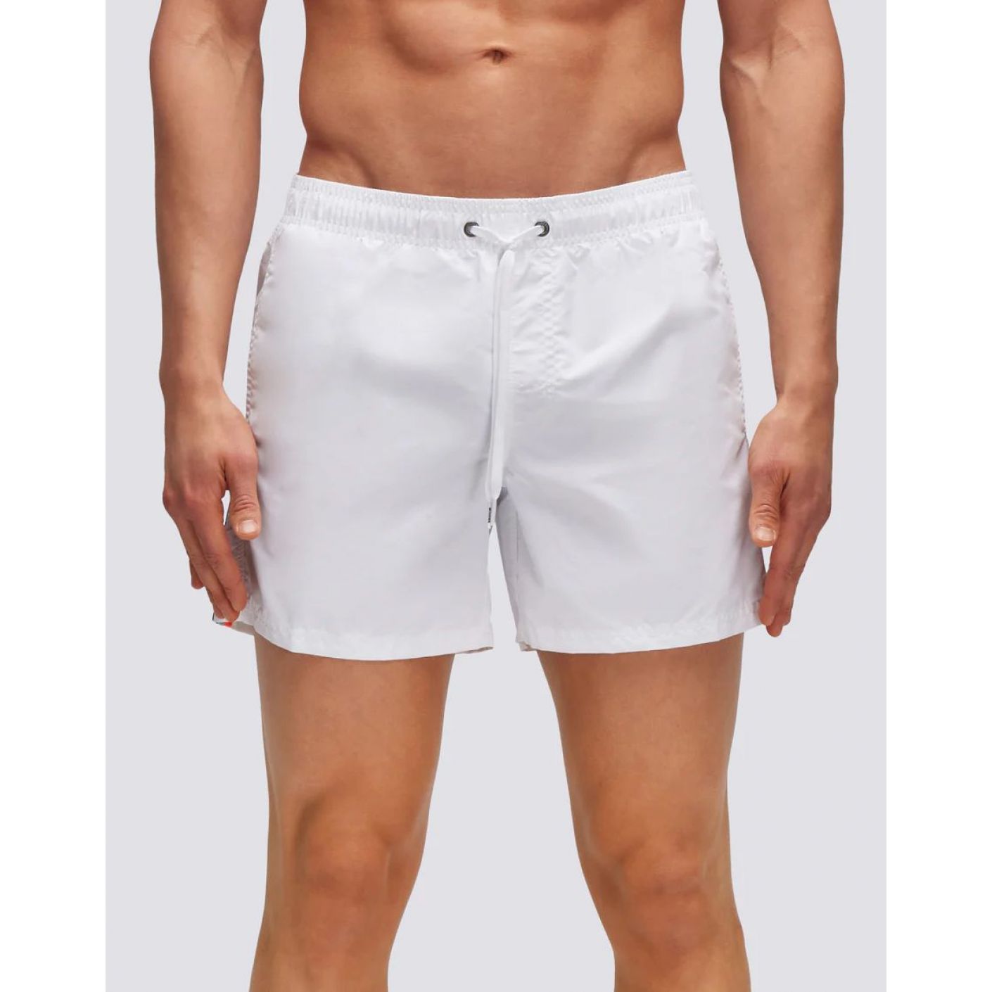 Sundek Men's Icon Taffeta White Swim Boxer