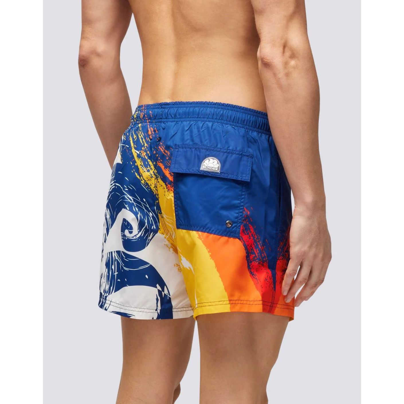 Sundek Admiral Logo Print Swim Boxer for Men