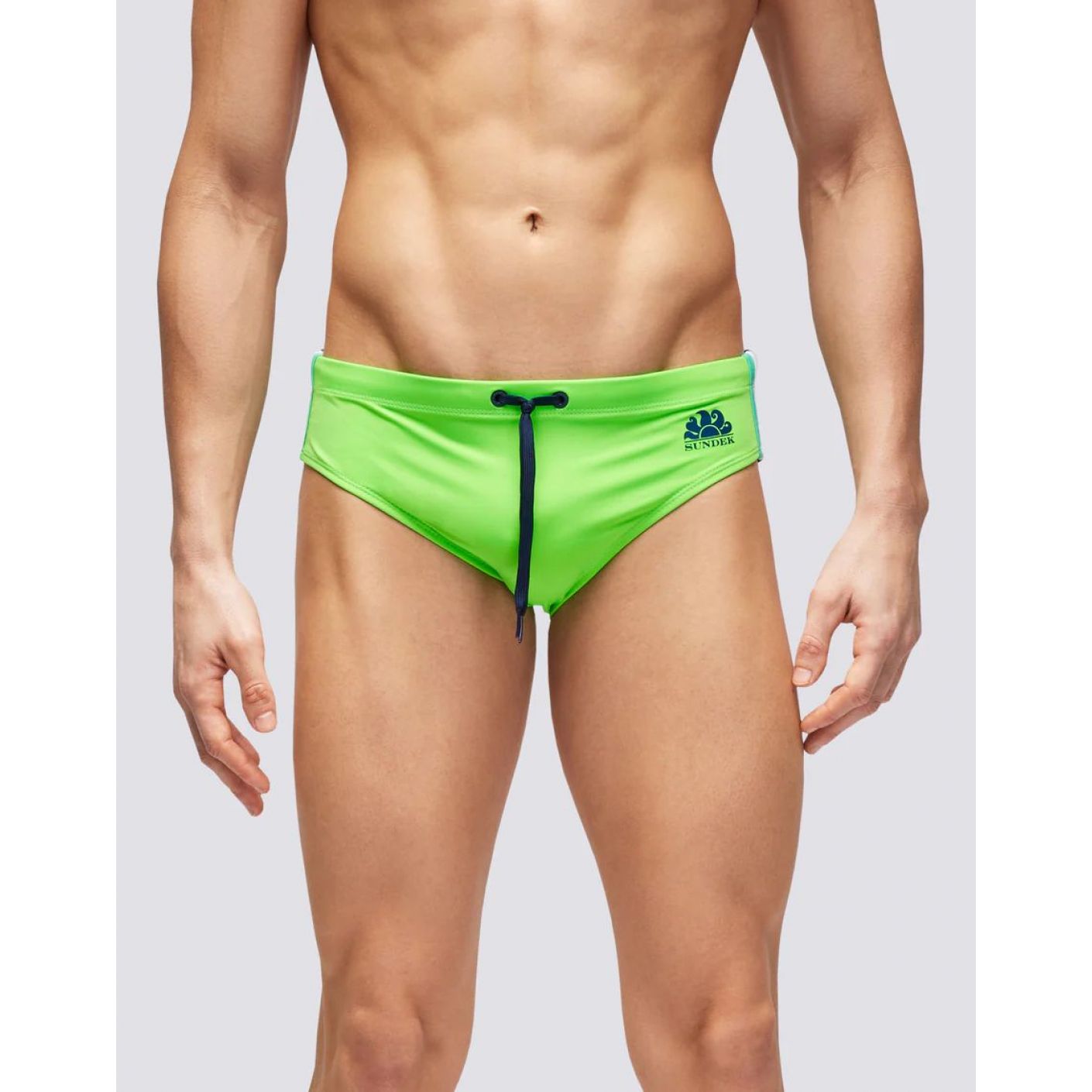 Sundek Diwalter Green Flash swim briefs for men