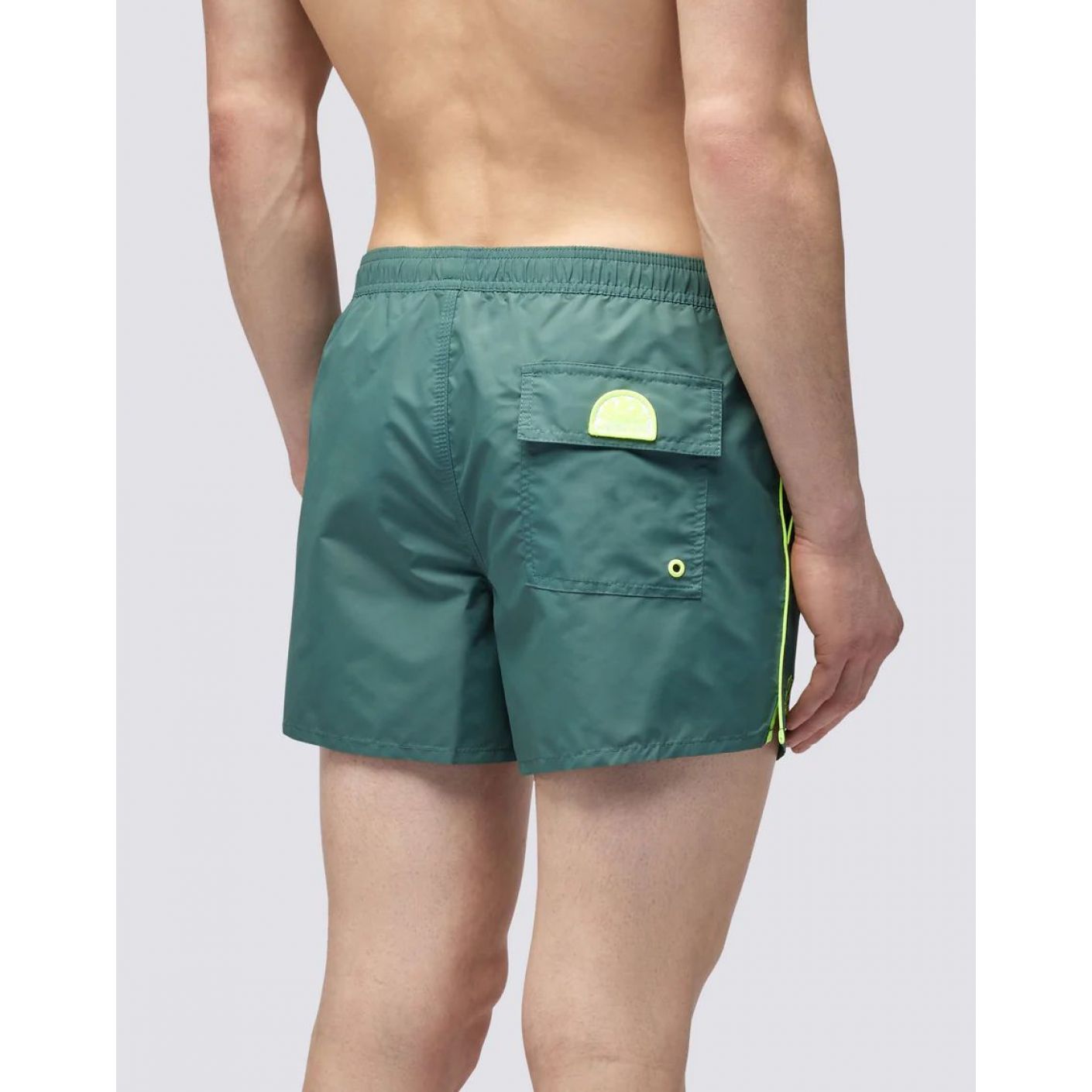 Sundek Elastic Coltrane Camo Green Men's Swim Boxer