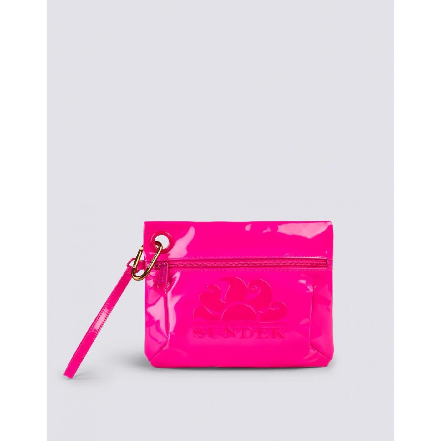 Sundek Shocking Pink Clutch Pochette