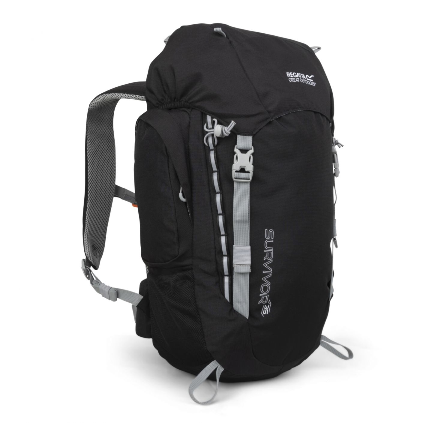 Regatta Survivor V4 35L Schwarzer Rucksack