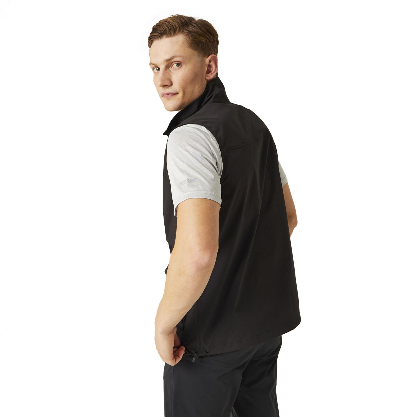 Regatta Travel Light Pack Away Black Vest for Men