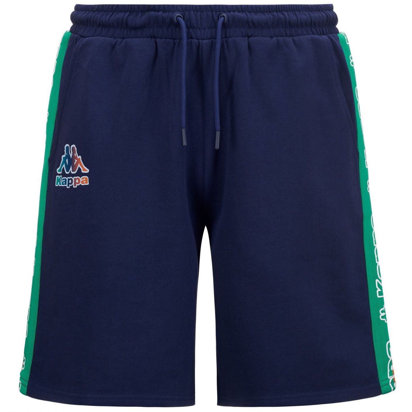 Kappa Short Logo Fulto Blue Medieval da Uomo