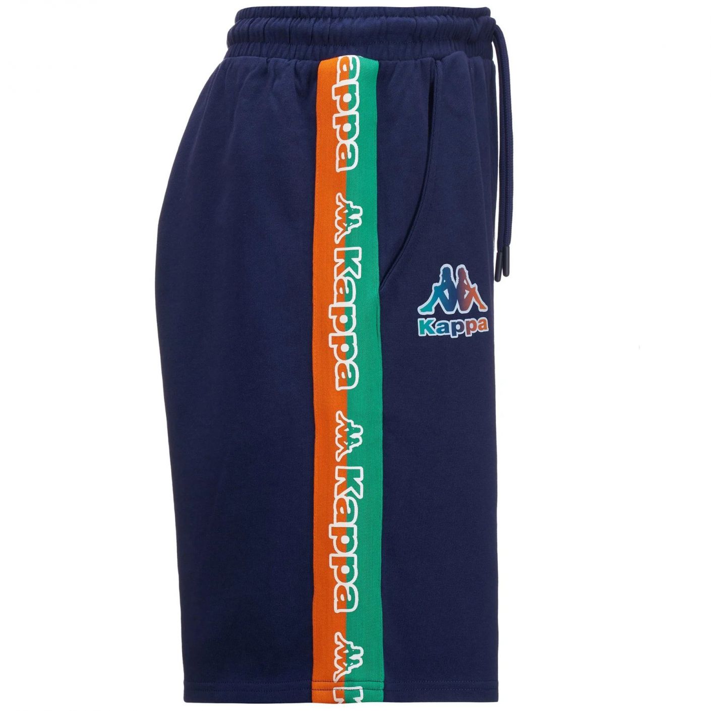 Kappa Short Logo Fulto Blue Medieval da Uomo