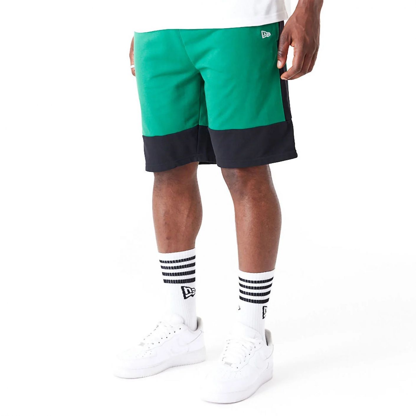 New Era Pantaloncini Boston Celtics NBA Colour Block Verdi