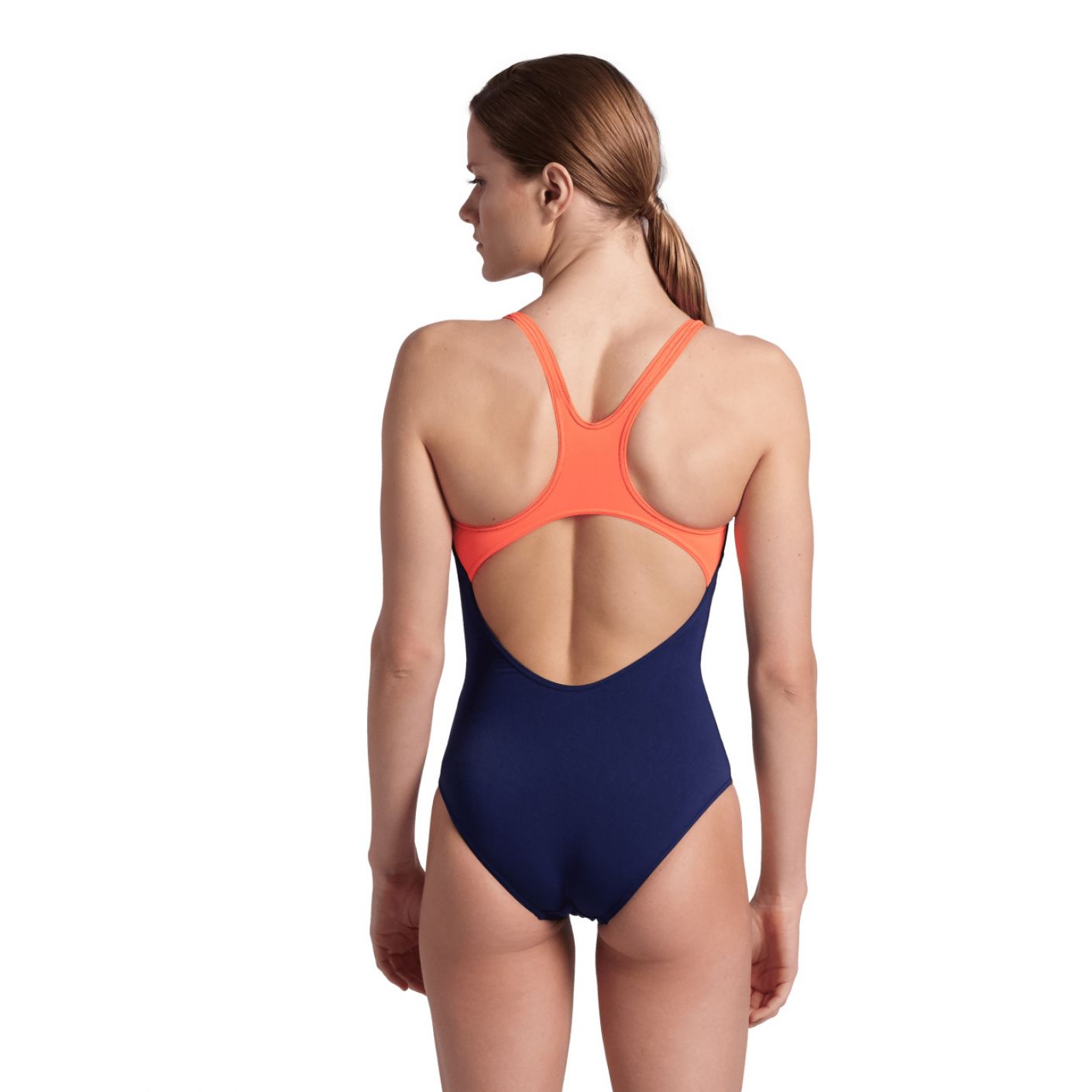 Arena Costume Refecting Navy/Orange da Donna