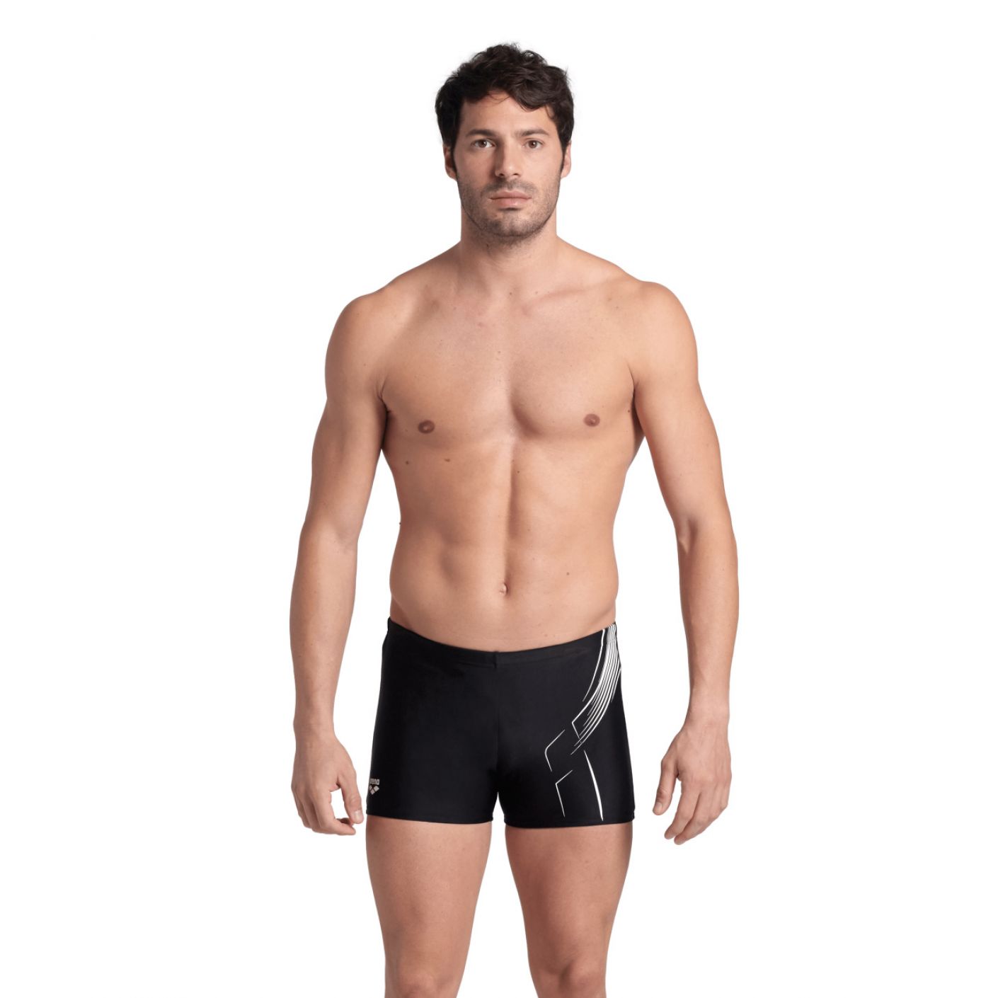 Arena Short Dive Schwarz/Weiß für Herren