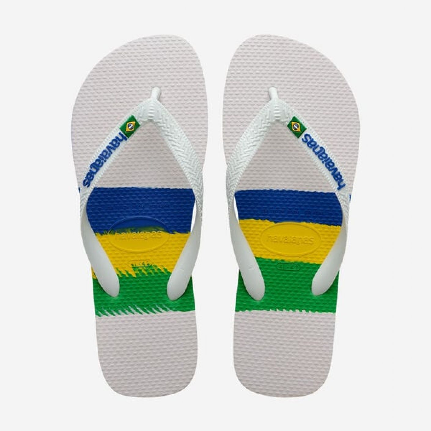 Havaianas Flip Flops Brasil Tech Weiß