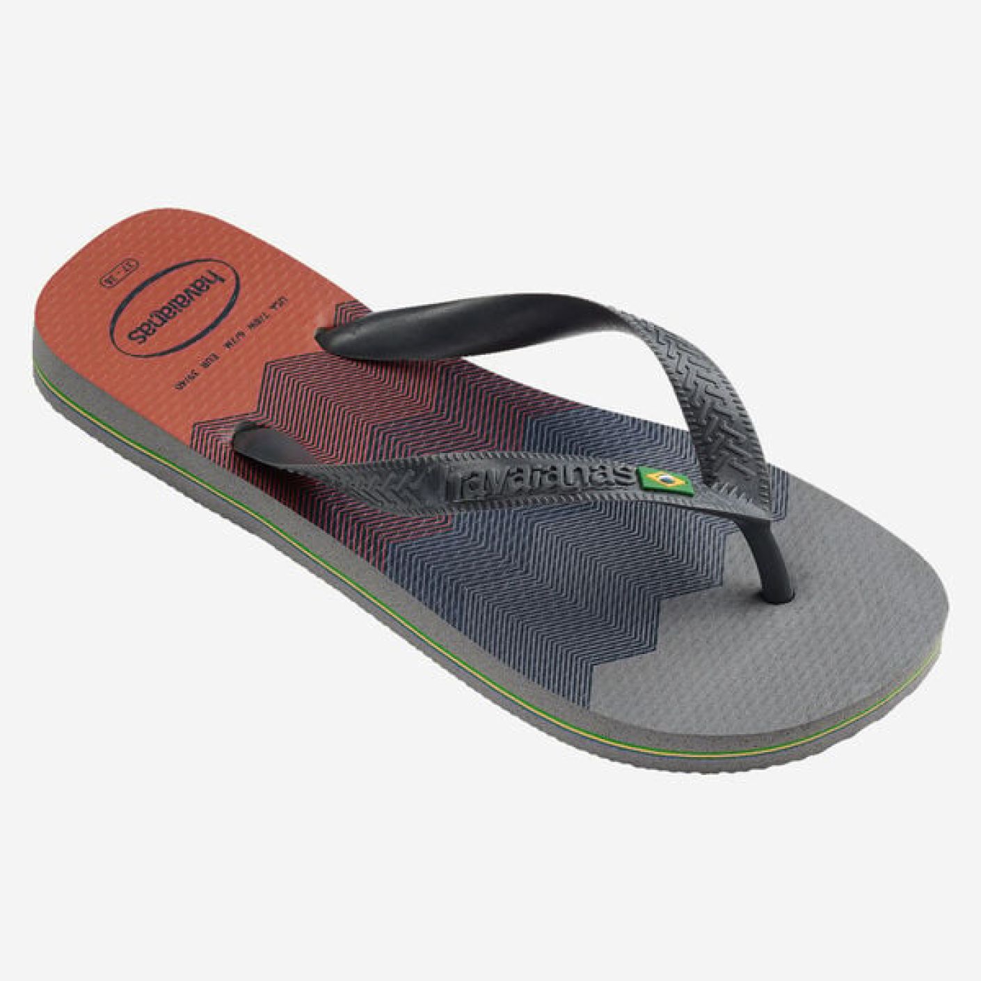Havaianas Flip Flops Brasil Fresh Steel Grey