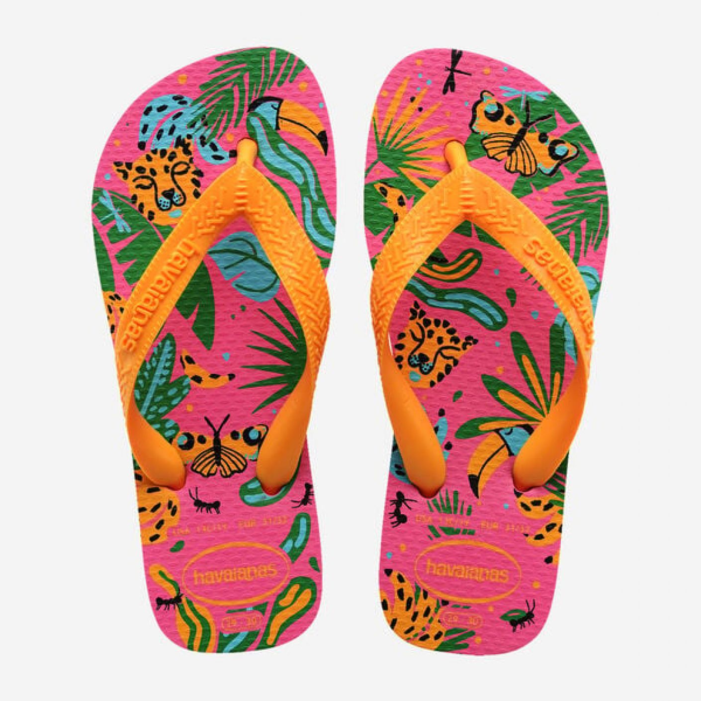 Havaianas Kids Top Fashion Pink Flux/Pop Yellow