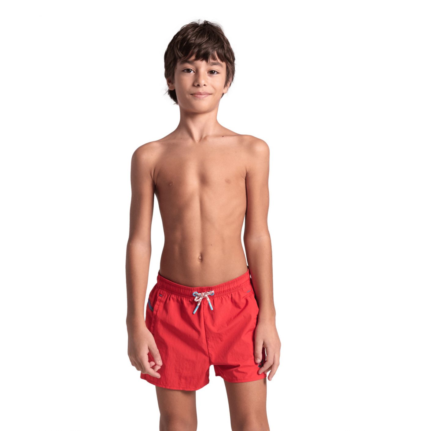 Arena Pro_file Red/Purple Blue Swim Shorts for Kids