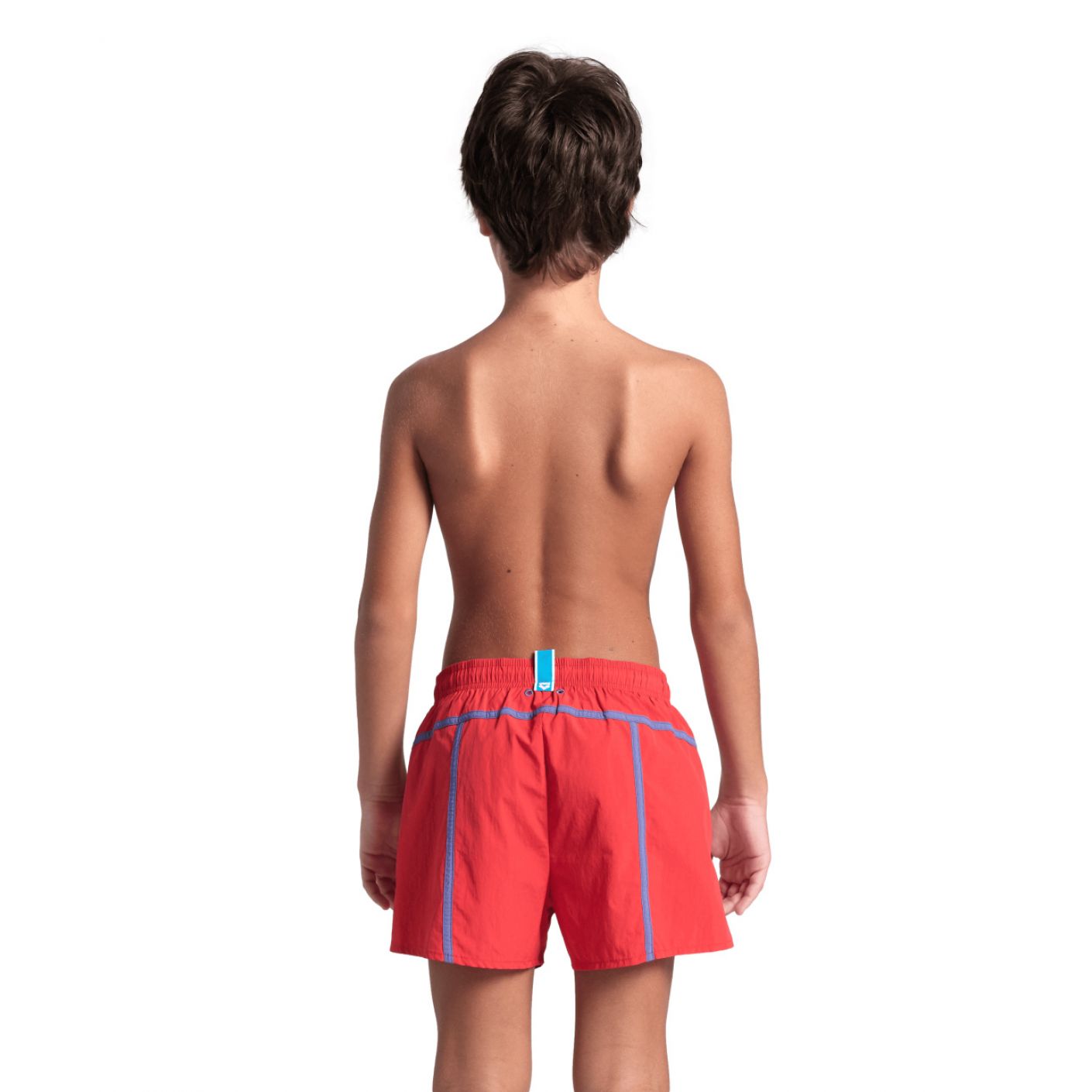 Arena Pro_file Red/Purple Blue Swim Shorts for Kids