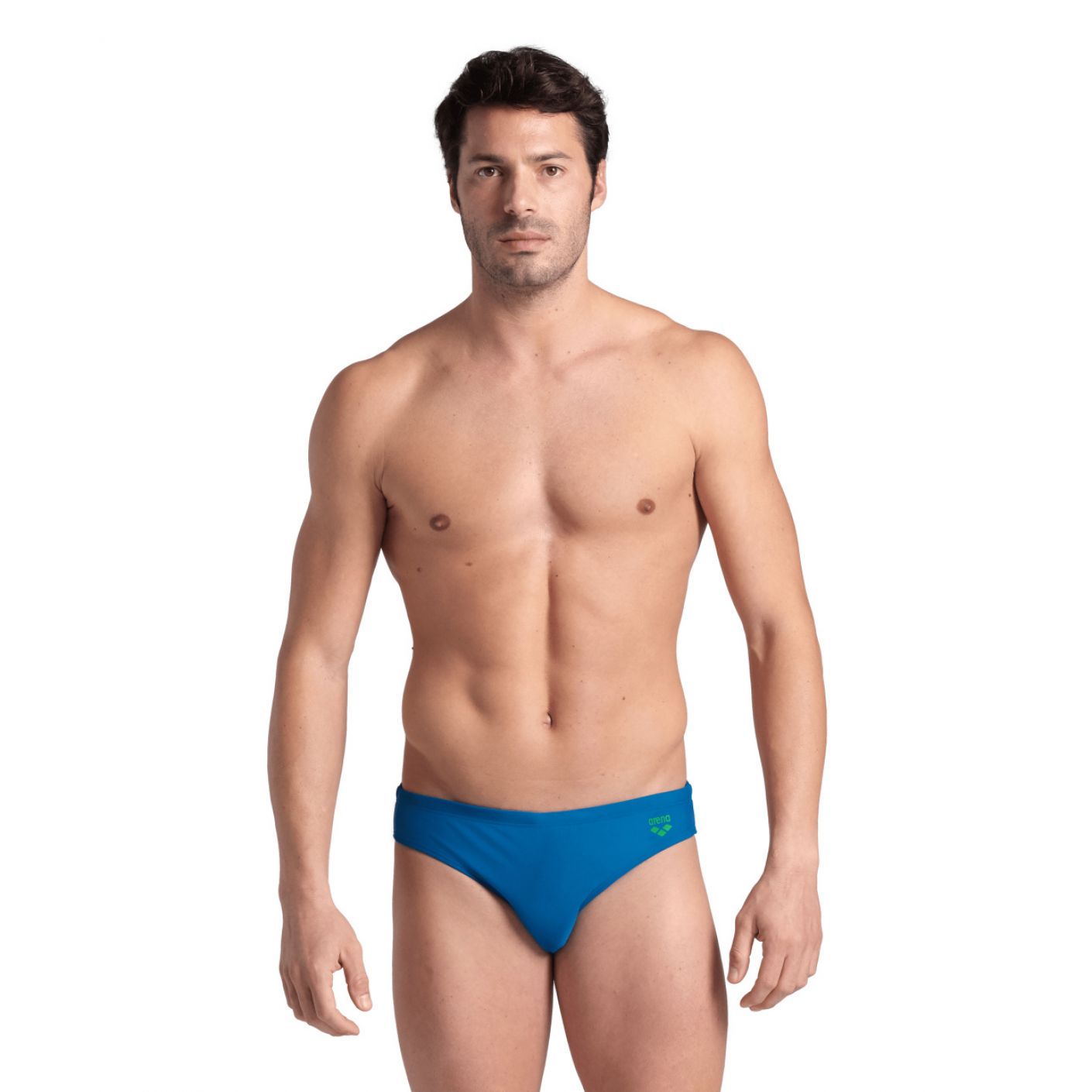 Arena Costume Santamarias Brief Blue Cosmo/Green Quartz