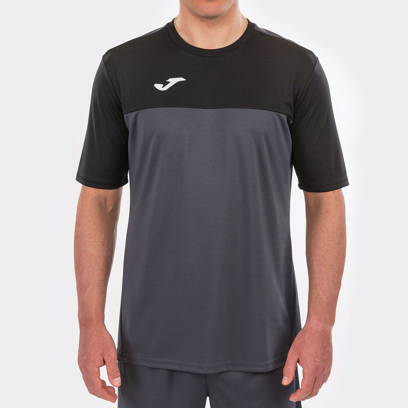 Joma T-Shirt Winner Antracite/Nero da Uomo