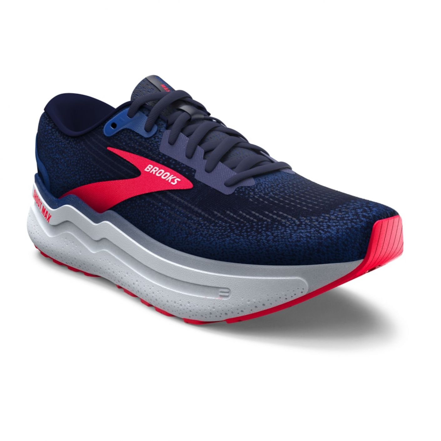 Brooks Ghost Max 2 Peacoat/True Blue/Diva Pink da Donna