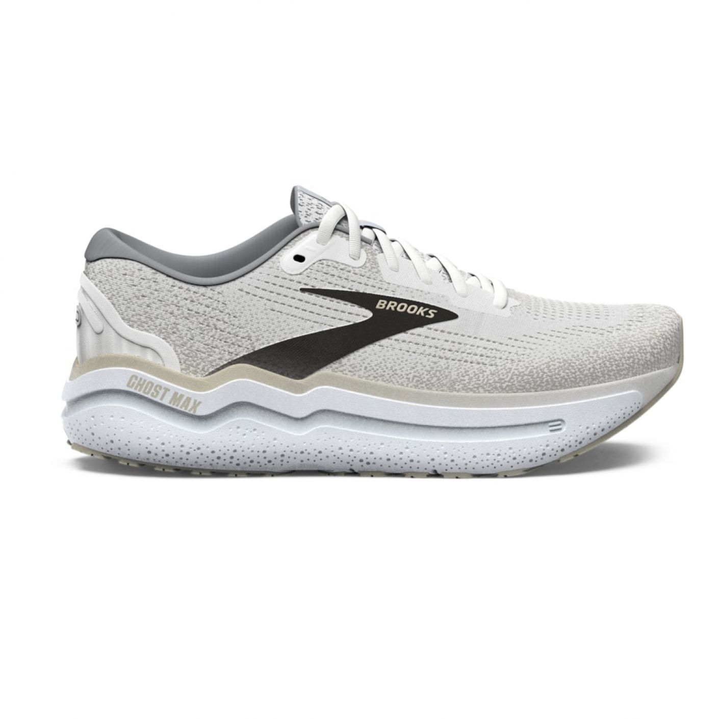 Brooks Ghost Max 2 White/Pelican/Oyster da Uomo