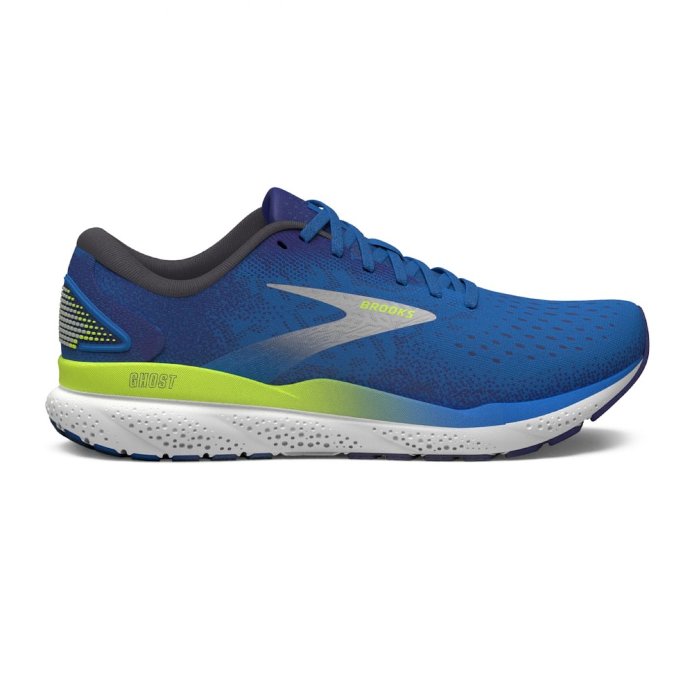 Brooks Ghost 16 Blue Navy Lemon da Uomo