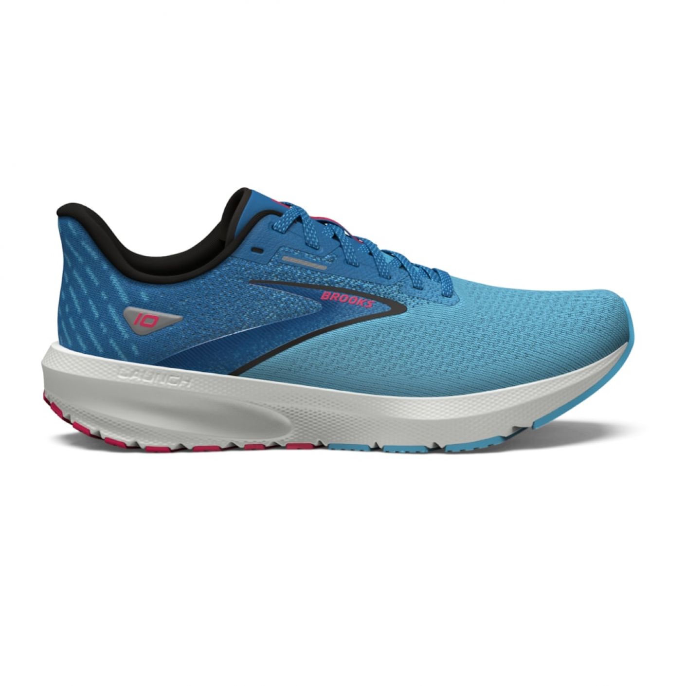 Brooks Launch 10 Crystal Seas/Blue Jay/Black da Uomo