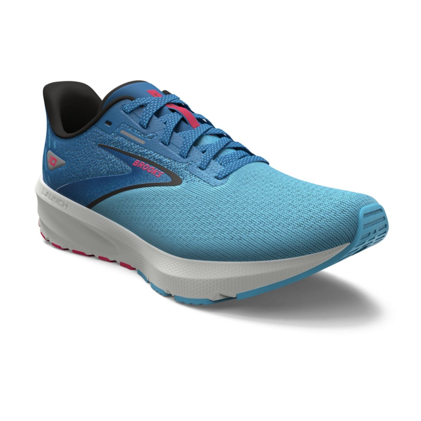 Brooks Launch 10 Crystal Seas/Blue Jay/Black da Uomo