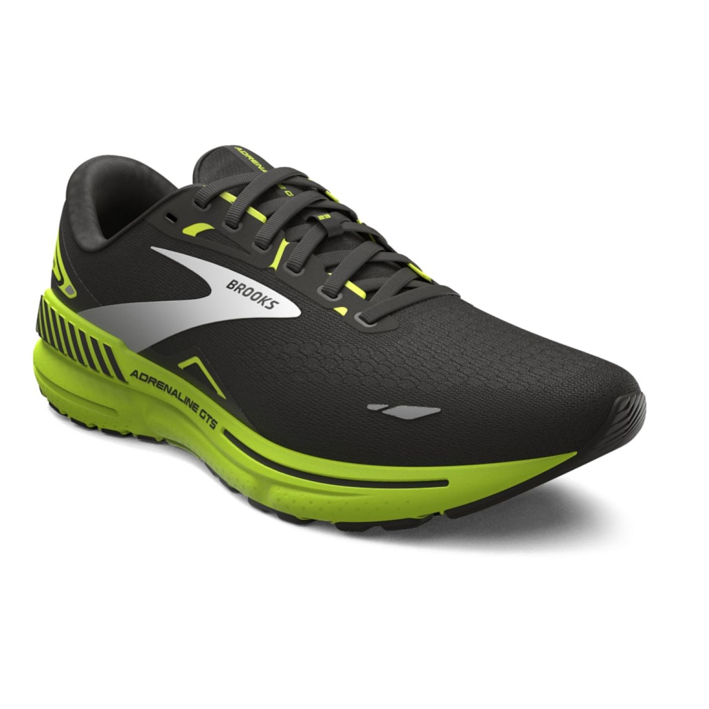 Brooks Adrenaline GTS 23 Black/Green/White da Uomo