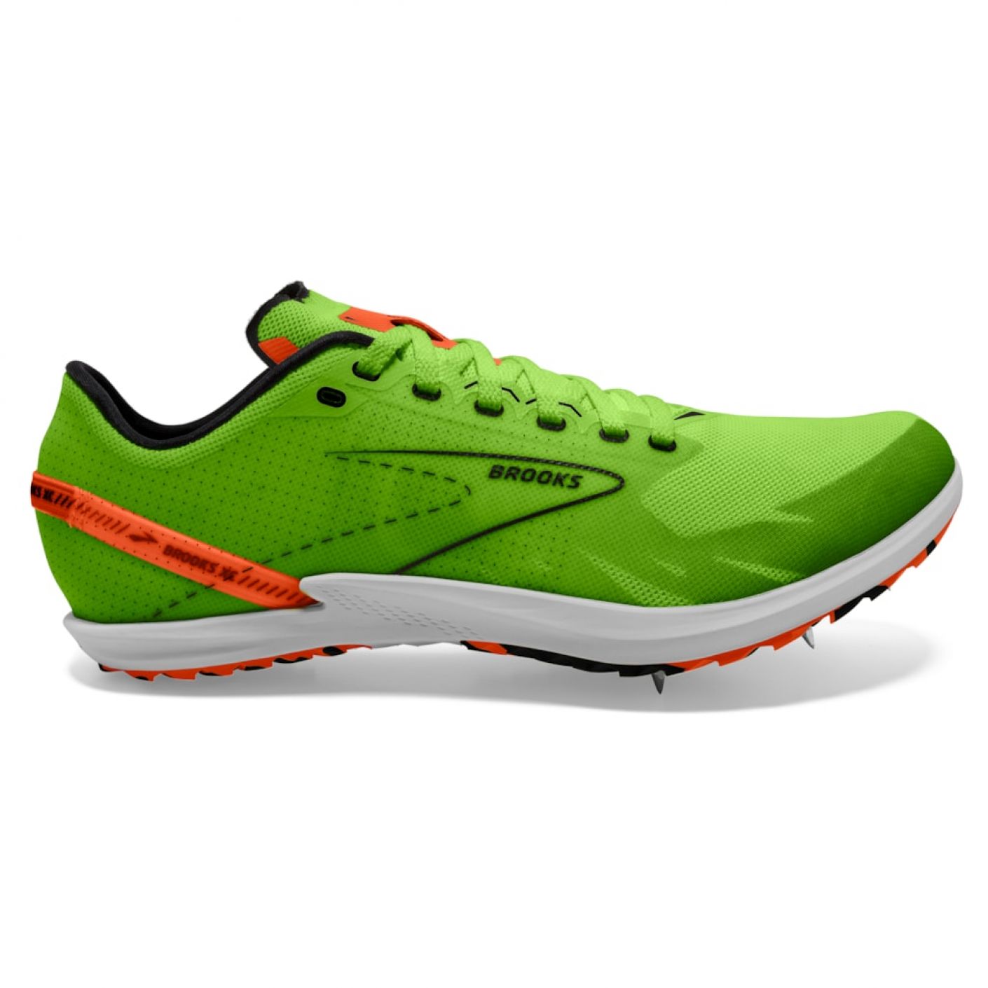 Brooks Draft XC Gecko/Red Orange/White for Men